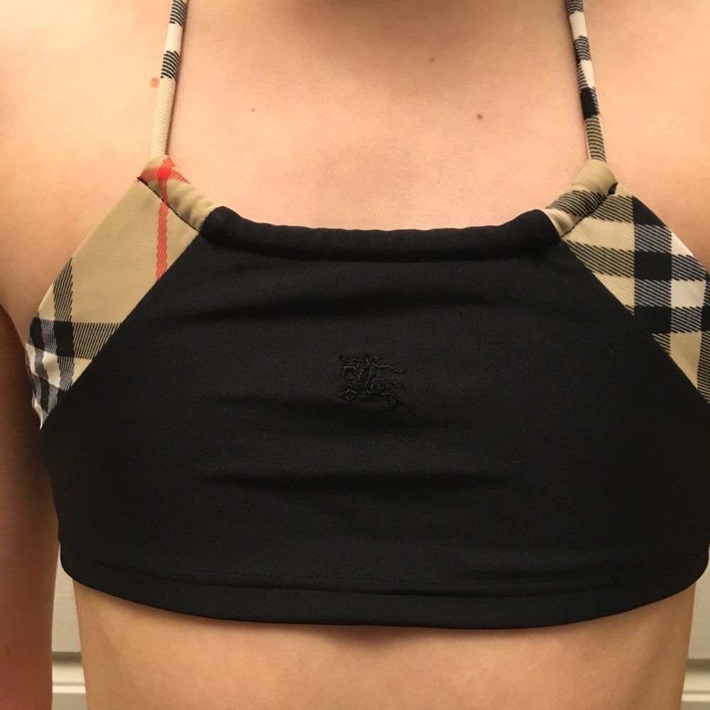 Burberry bikini top child size 5/6